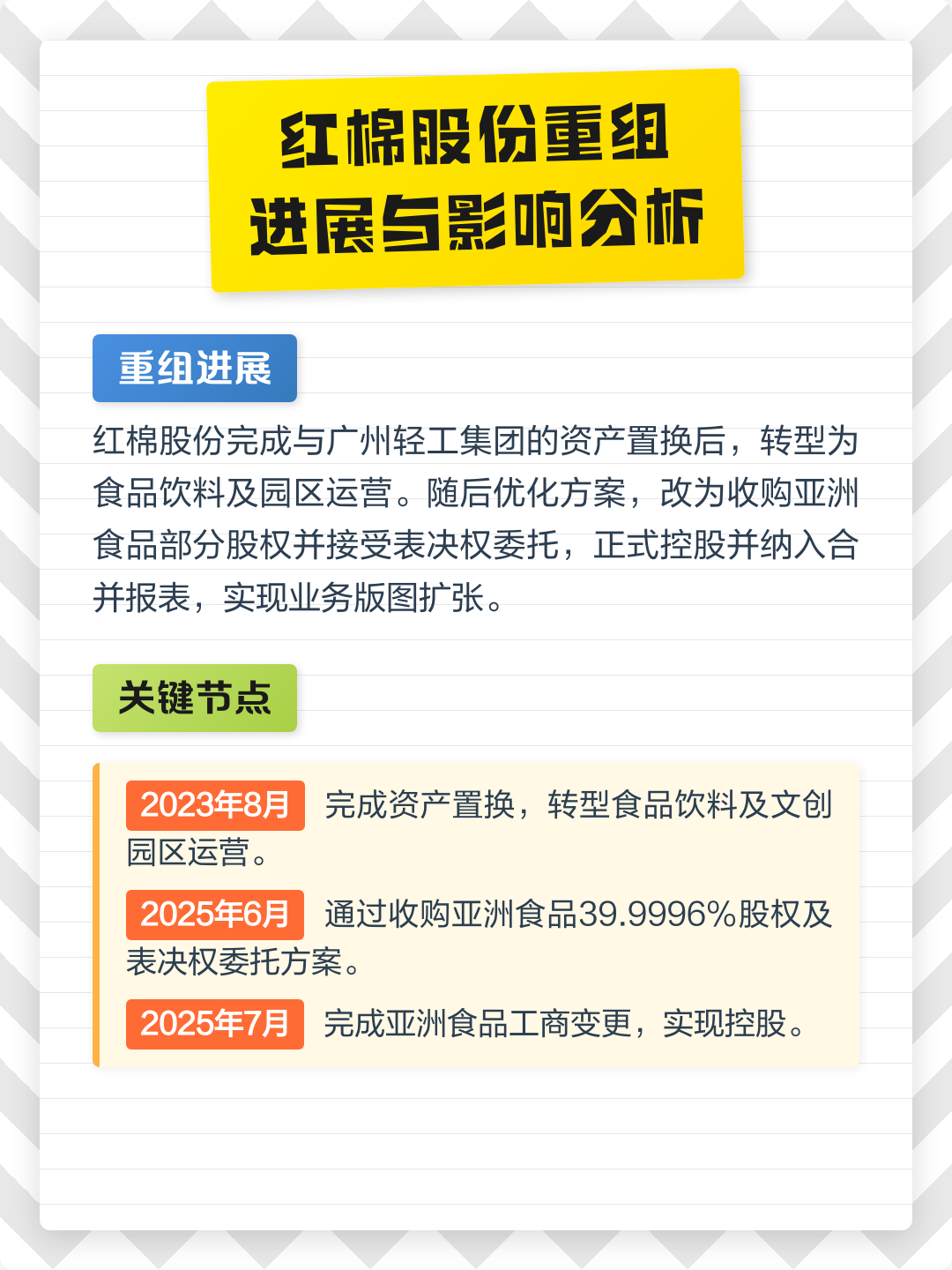 珠海市食品资产重组(食品资产重组案例)
